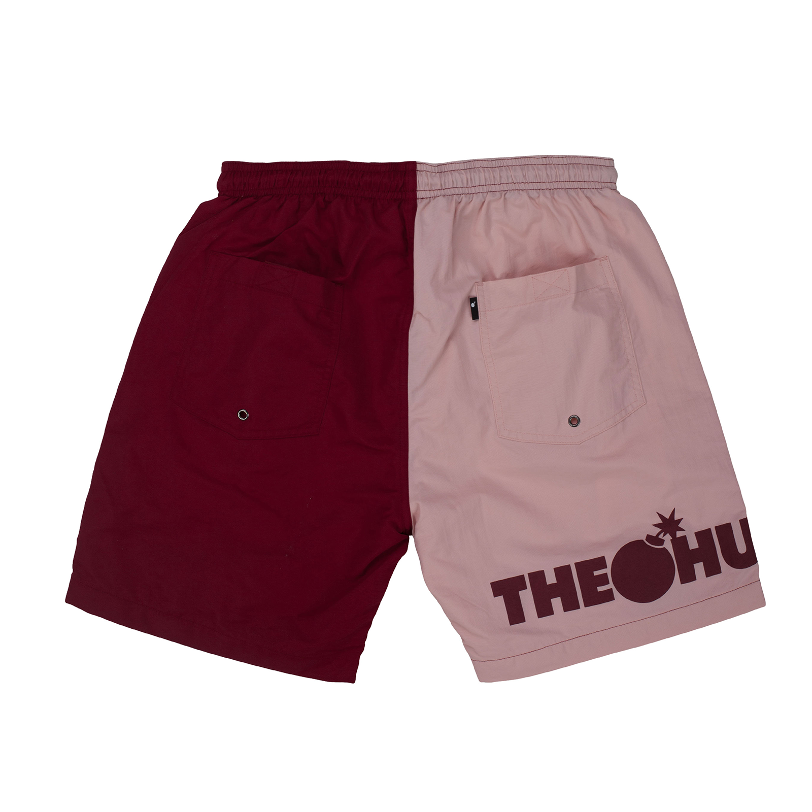 colorblock jogger shorts