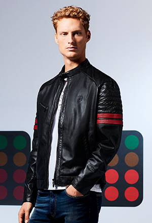 bv clothing ferrari leather jacket