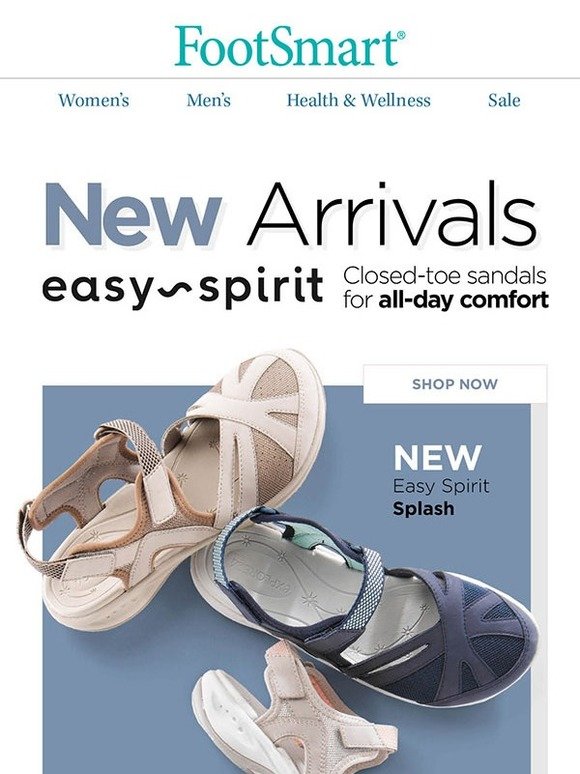 easy spirit closed toe sandals