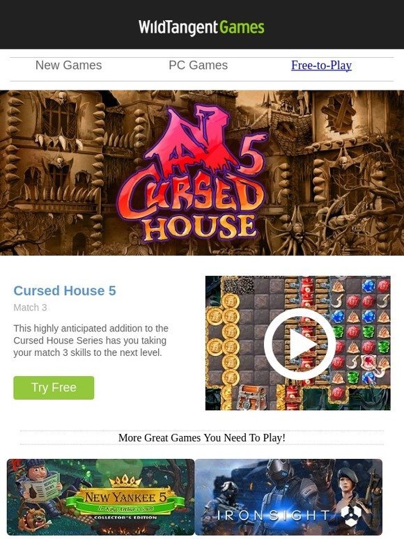 WildTangent Games: Play Cursed House 5 and Get Spooked! | Milled