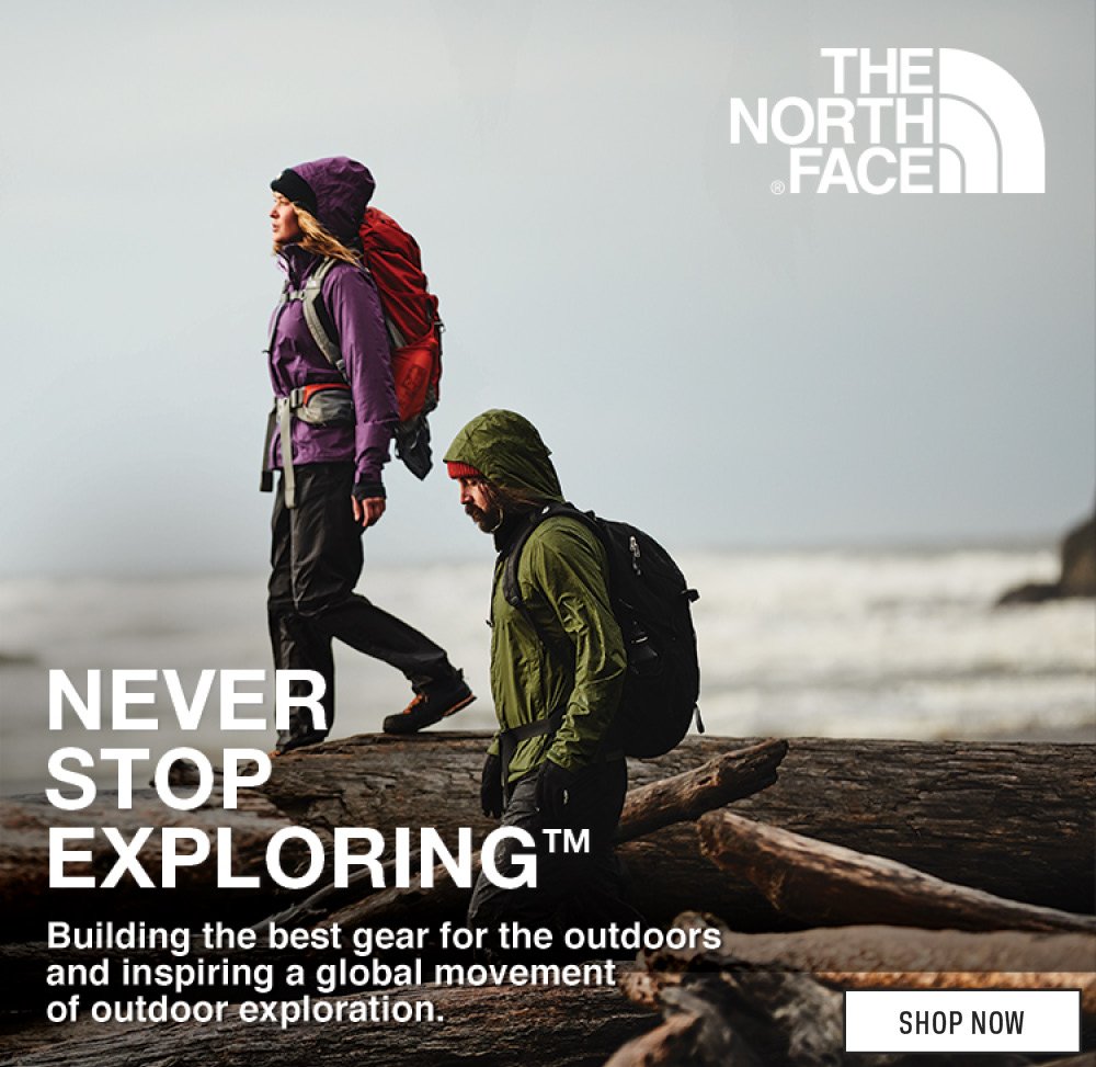 the north face never stop exploring