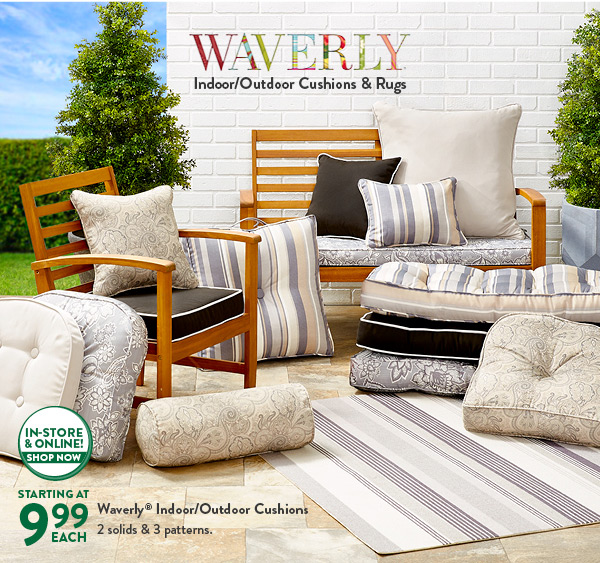 Christmas Tree Shops Don t Miss Our Latest Flyer Waverly Indoor Outdoor Cushions Rugs Milled