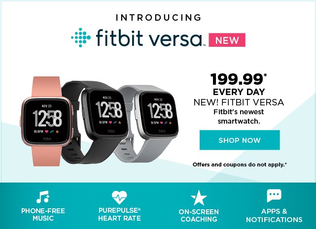 Introducing the Fitbit Versa--Now 