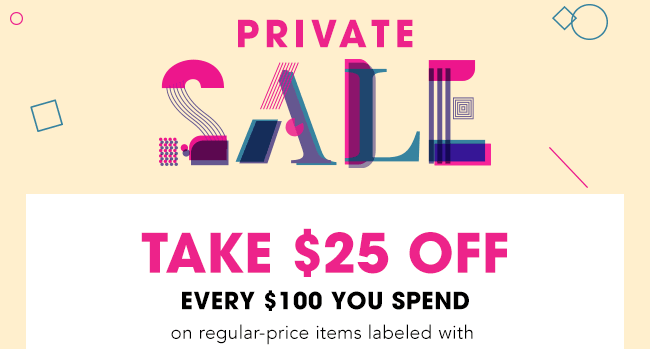 You scoped it out, now get it during Private Sale - Bloomingdale's