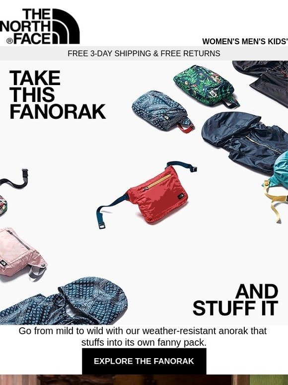 north face fanorak fanny pack