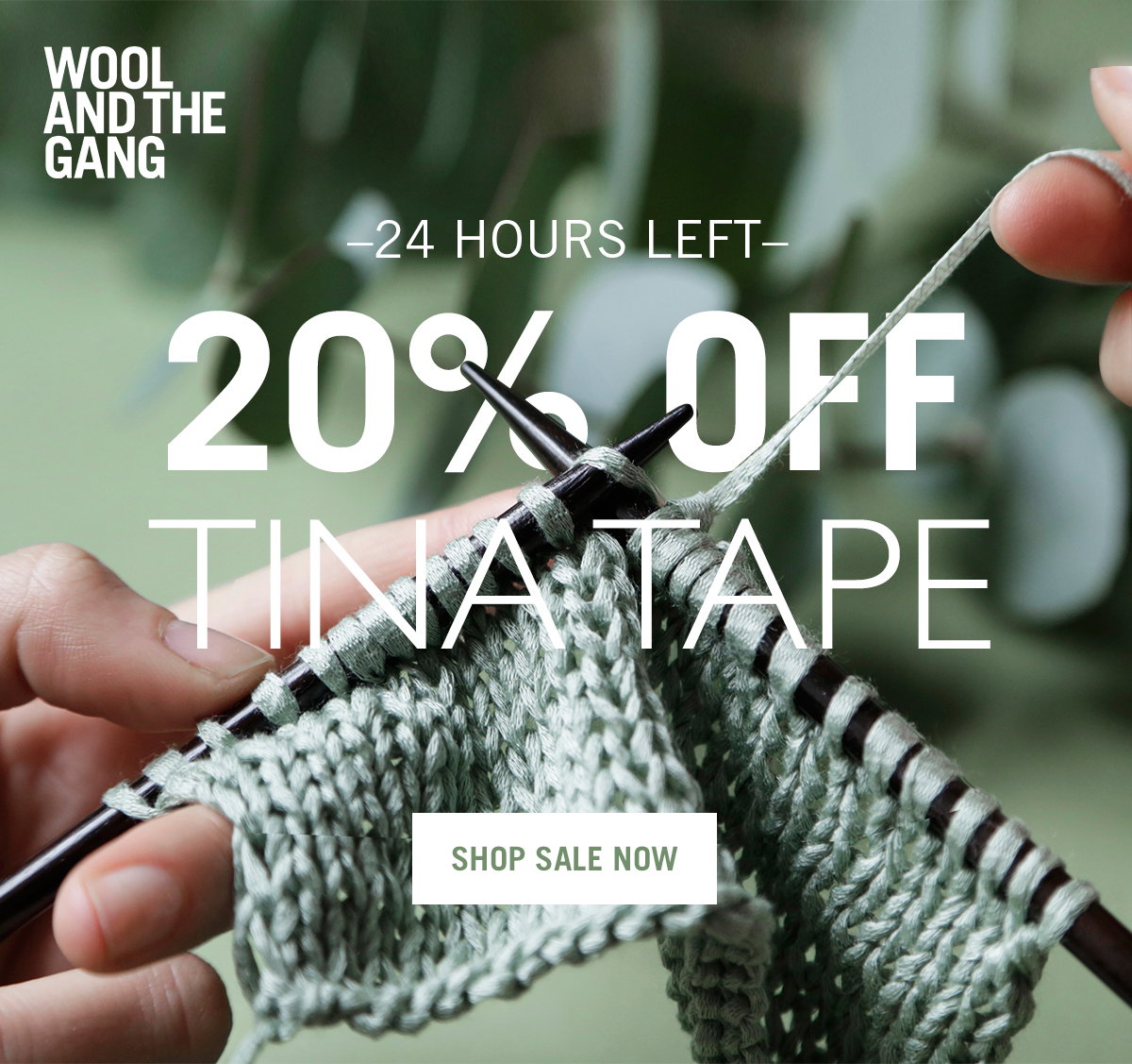 Wool and the Gang Tina Tape Yarn 40 Hot Pink