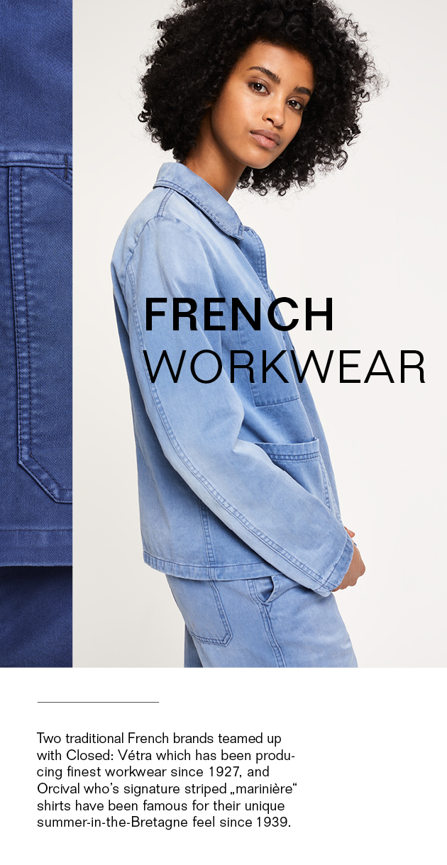 Closed: French Workwear I Closed x Vétra & Orcival | Milled