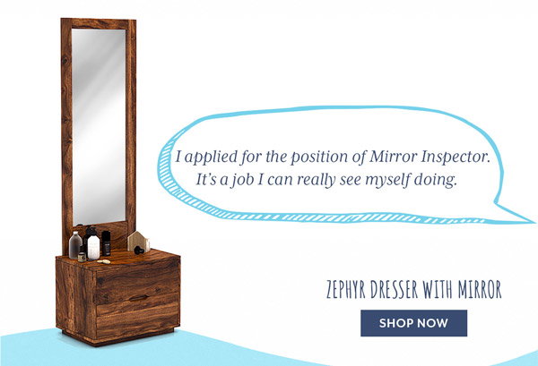 Zephyr Dresser With Mirror