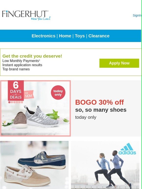 Fingerhut Fingerhut Today’s deal 6 Days of Deals for Mom start