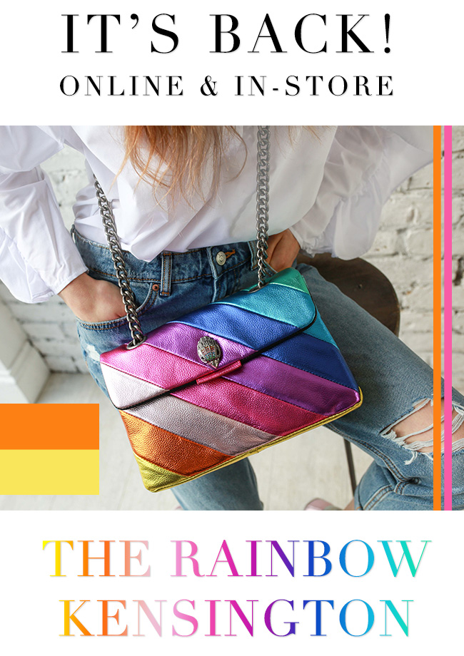 kurt geiger rainbow bag mini