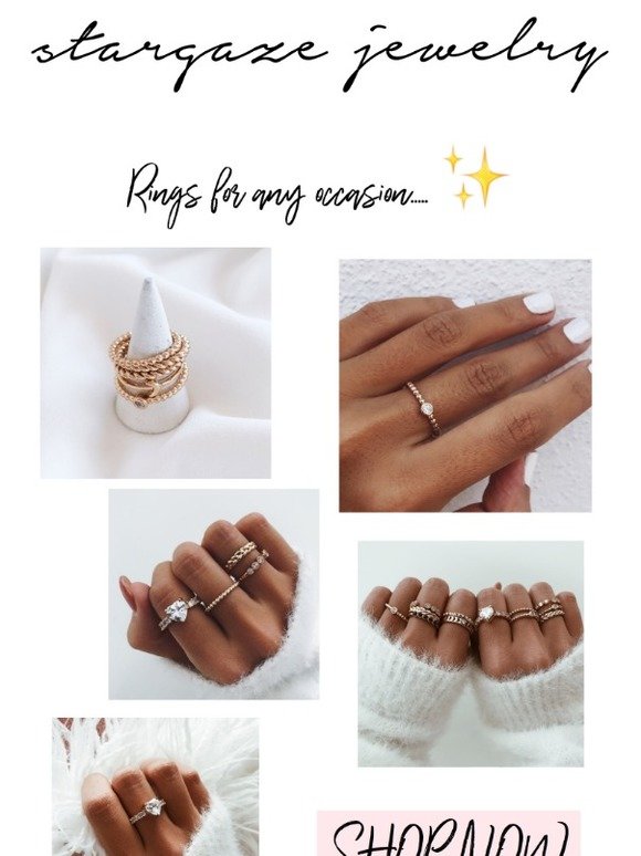 rings on rings on rings... 💍