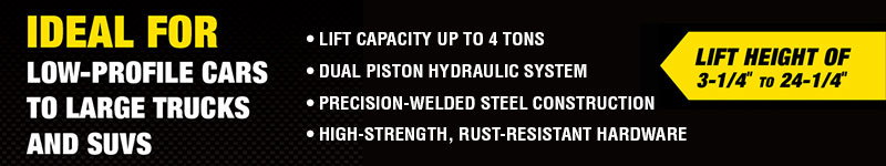 Daytona Professional Duty Steel Floor Jacks