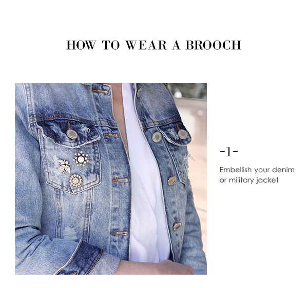 6 Ways to Wear a Brooch – Olive & Piper