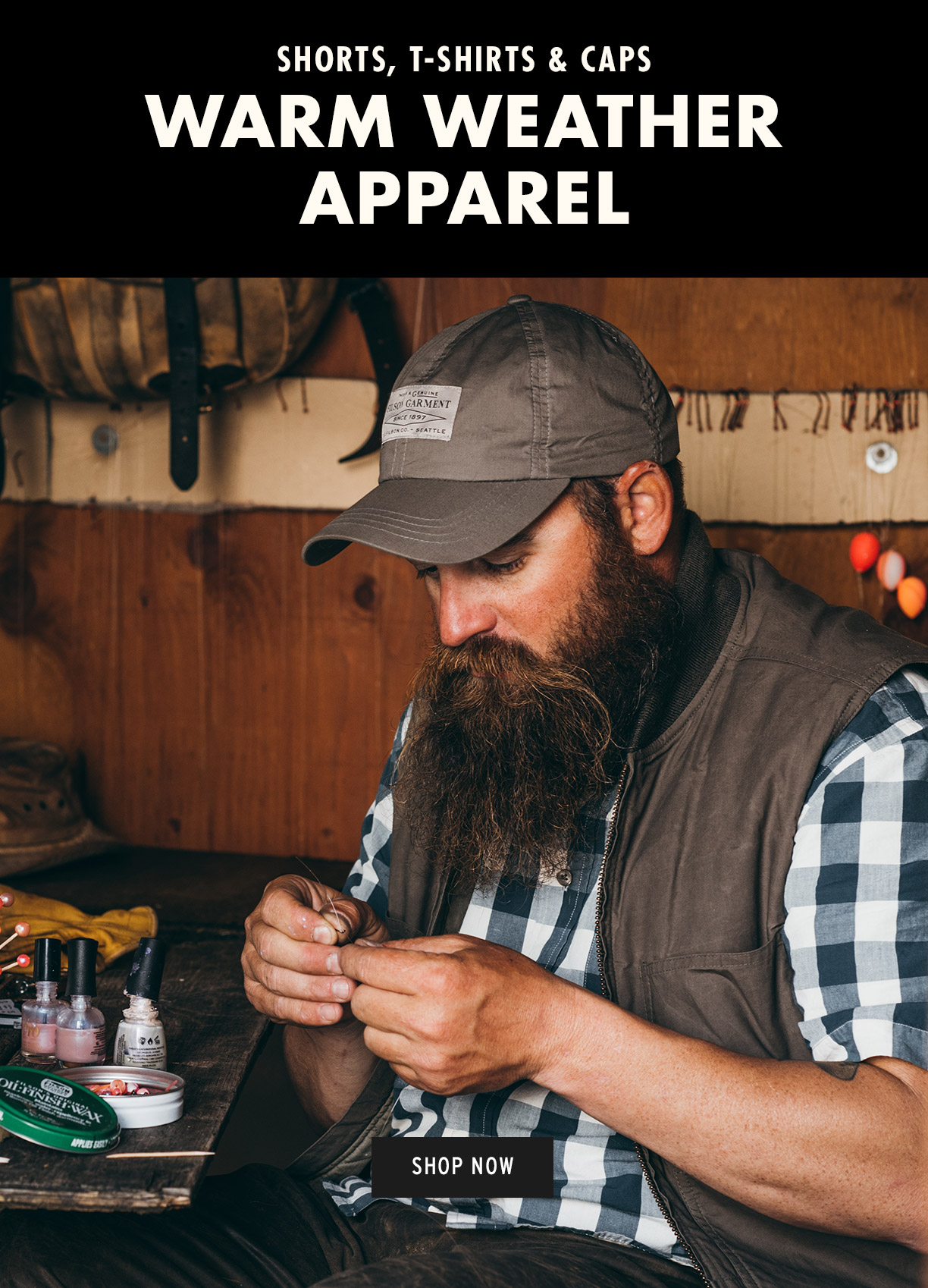 filson angler cap