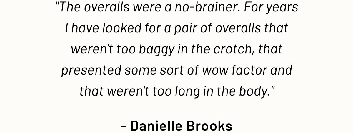 Brooks Overalls in Black - #USxDB