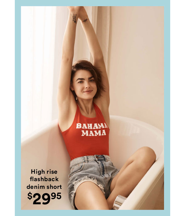 Flashback denim short | Shop Now