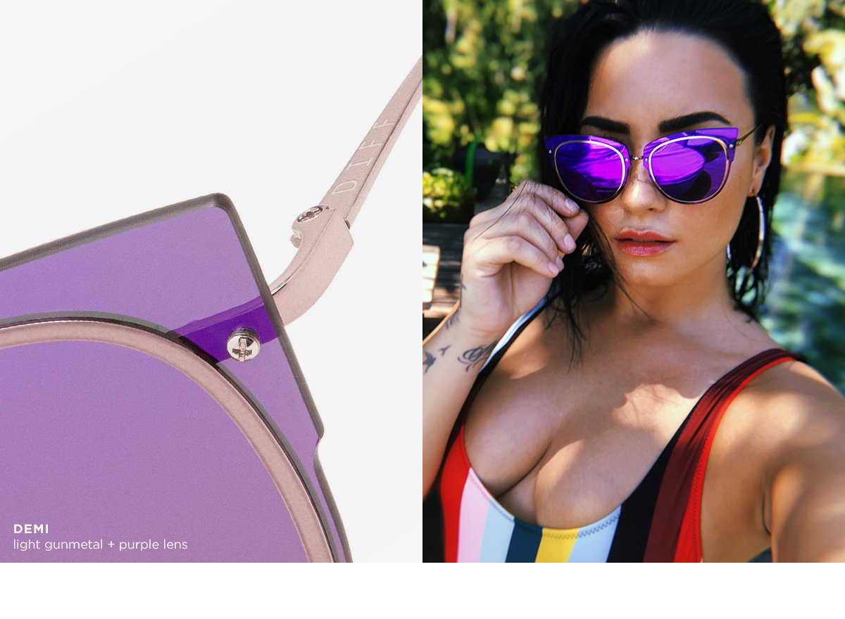 DIFF Eyewear: DEMI LOVATO x DIFF sunnies are HERE! | Milled display picture 2