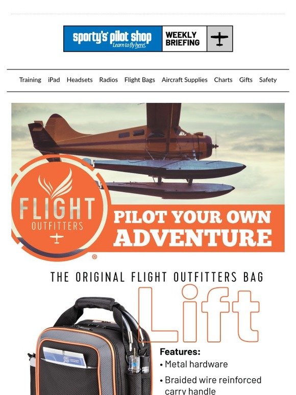 Sporty's Pilot Shop Pilot Your Own Adventure with Flight Outfitters
