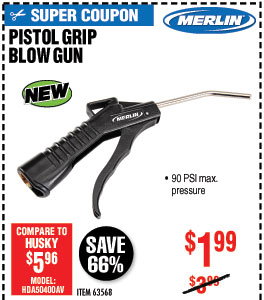 Pistol Grip Blow Gun