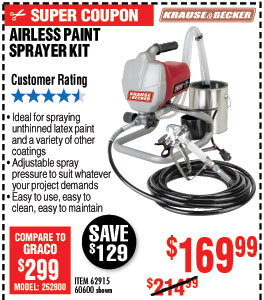Airless Paint Sprayer Kit