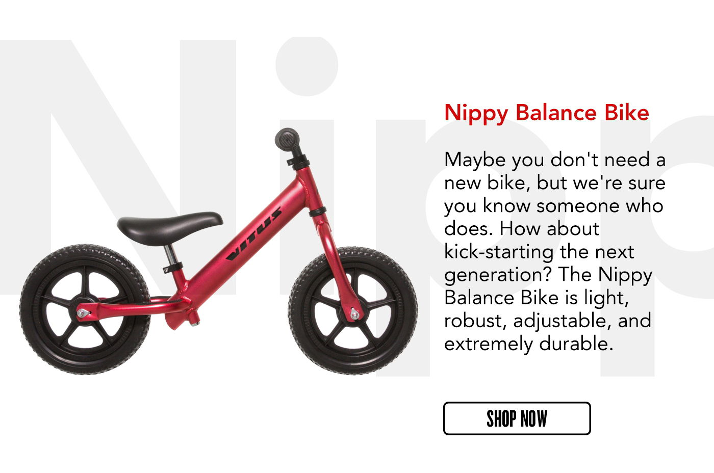vitus nippy balance bike
