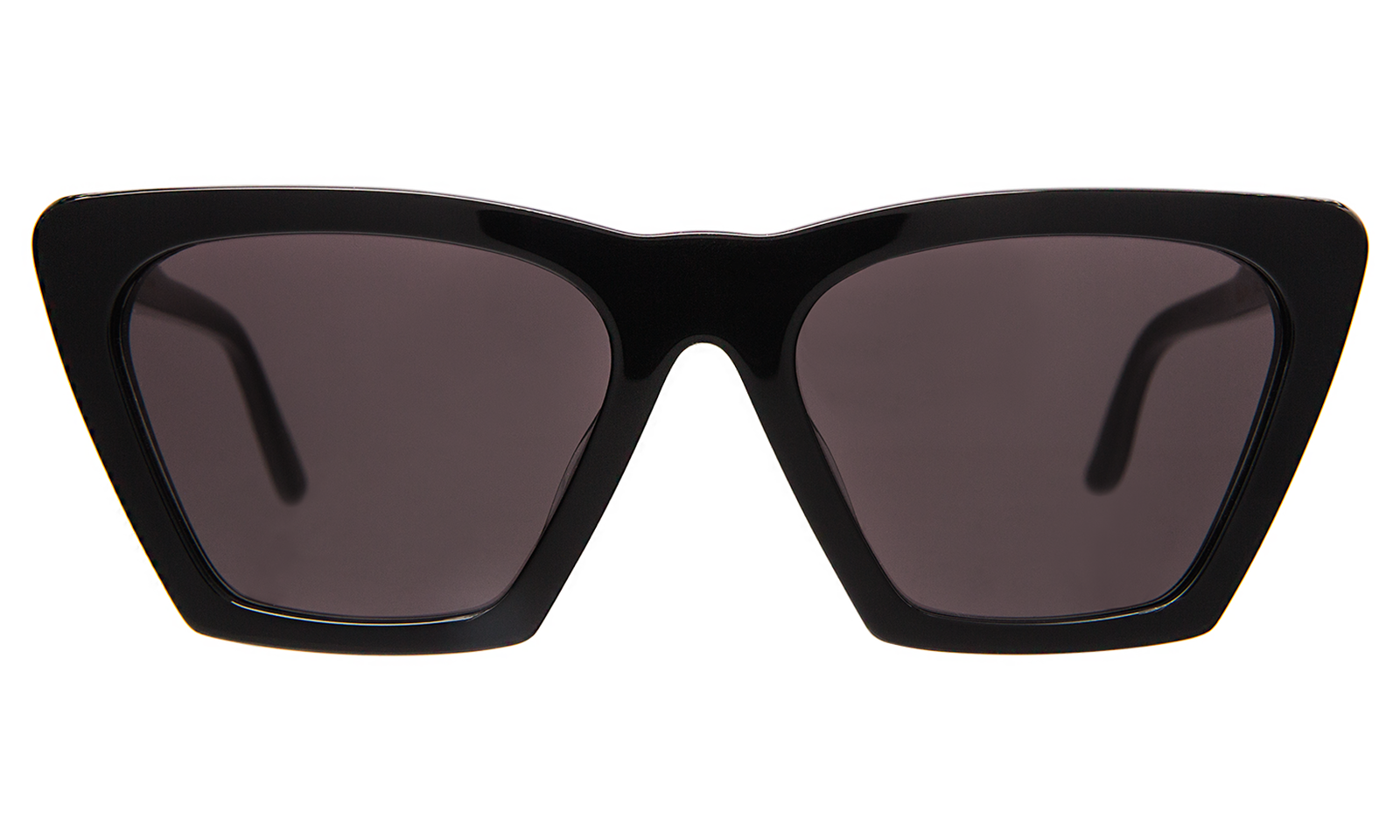 Image of Lisbon Sunglasses | Black With Grey Lenses