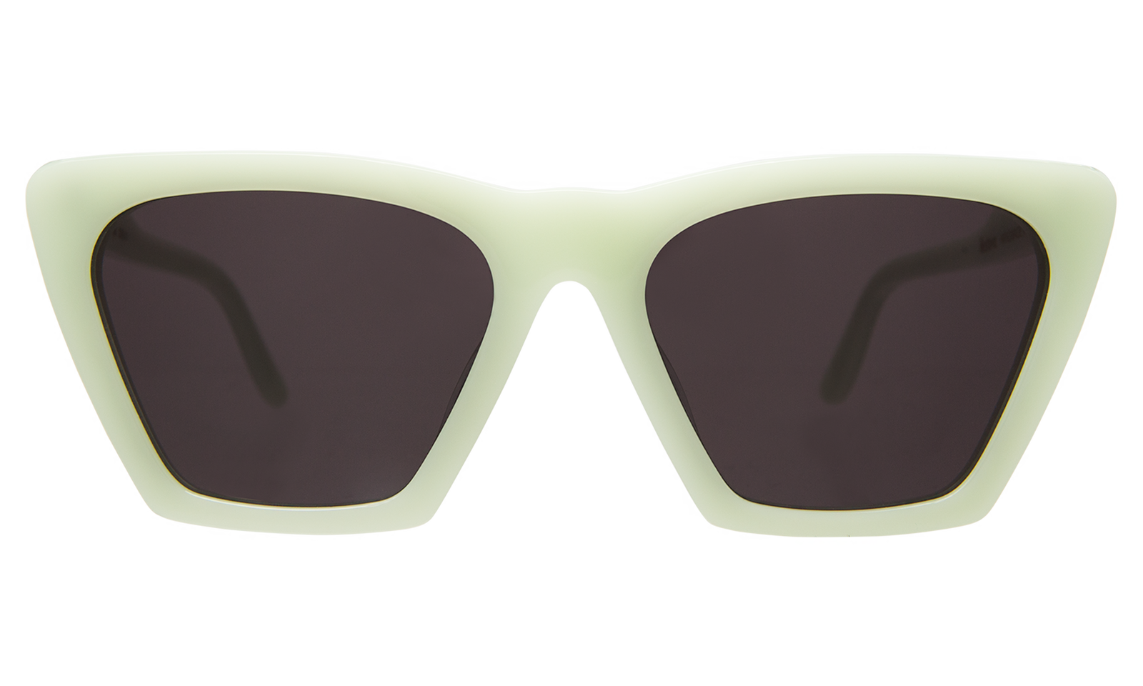 Image of Lisbon Sunglasses | Mint With Grey Lenses