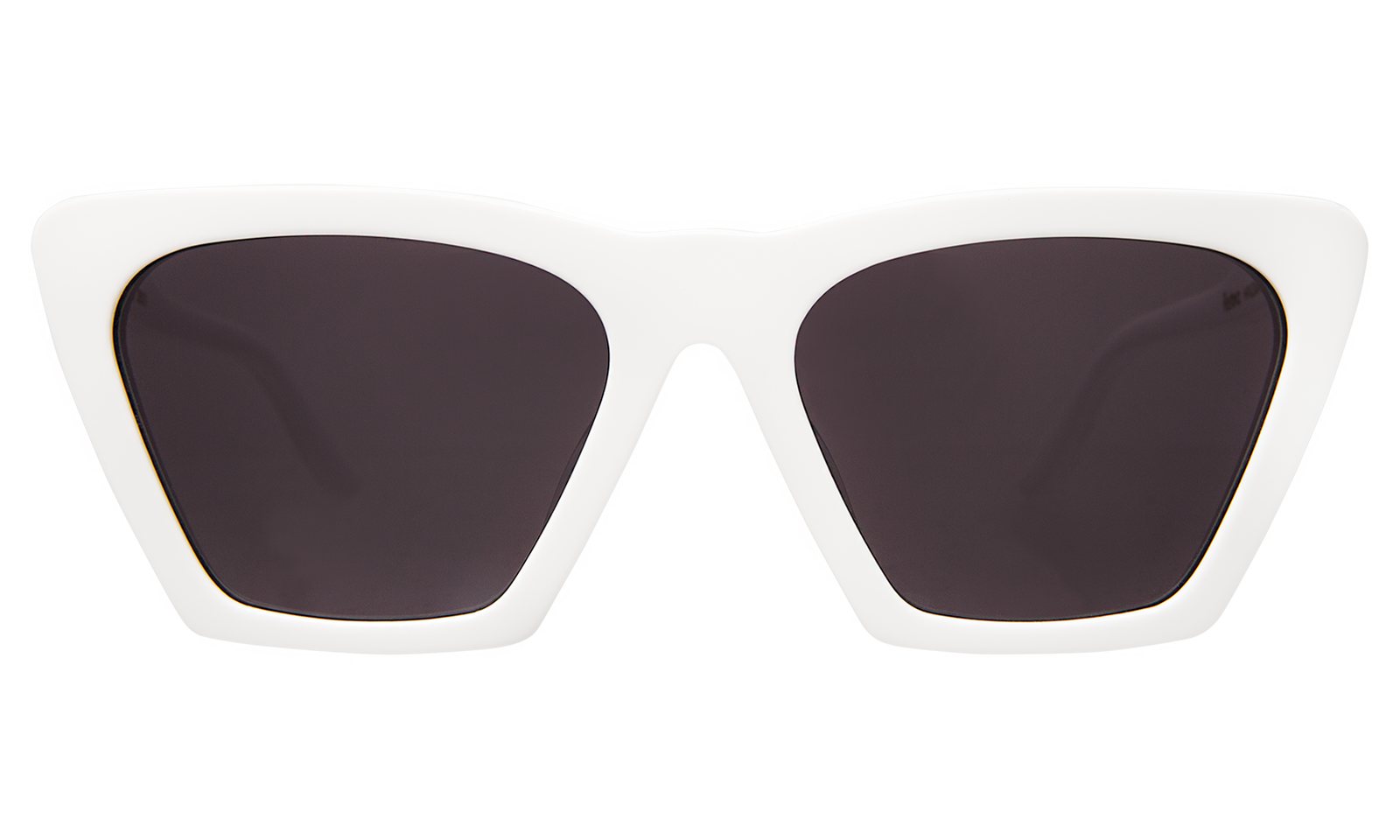 Image of Lisbon Sunglasses | White With Grey Lenses