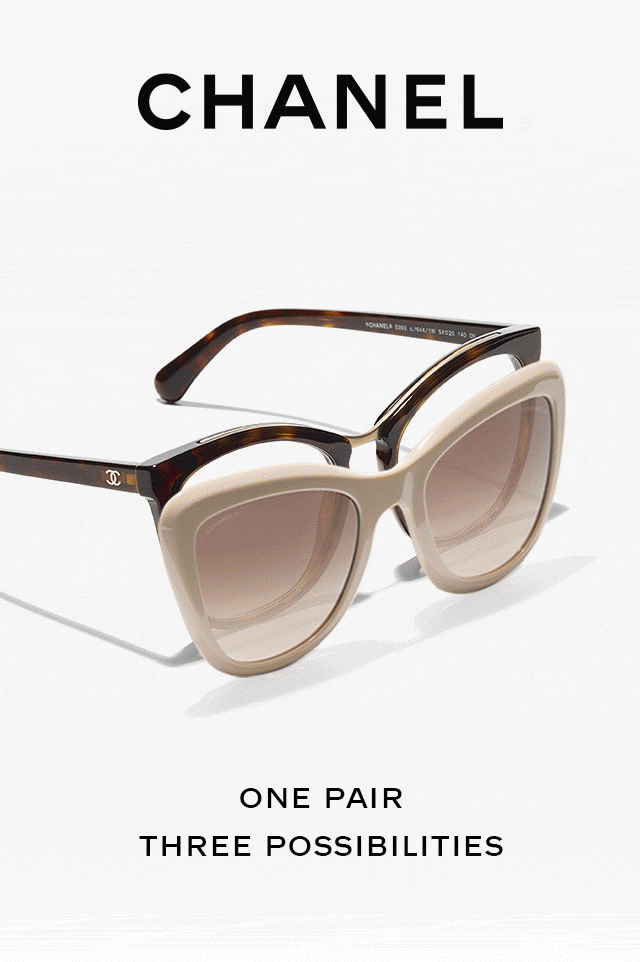 Chanel: New magnetic clip on sunglasses
