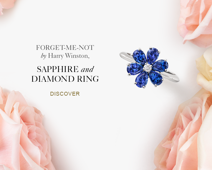 Forget-Me-Not Pink Sapphire and Diamond Ring