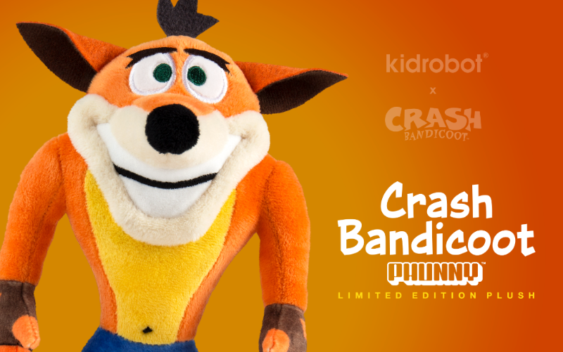 kidrobot crash bandicoot plush