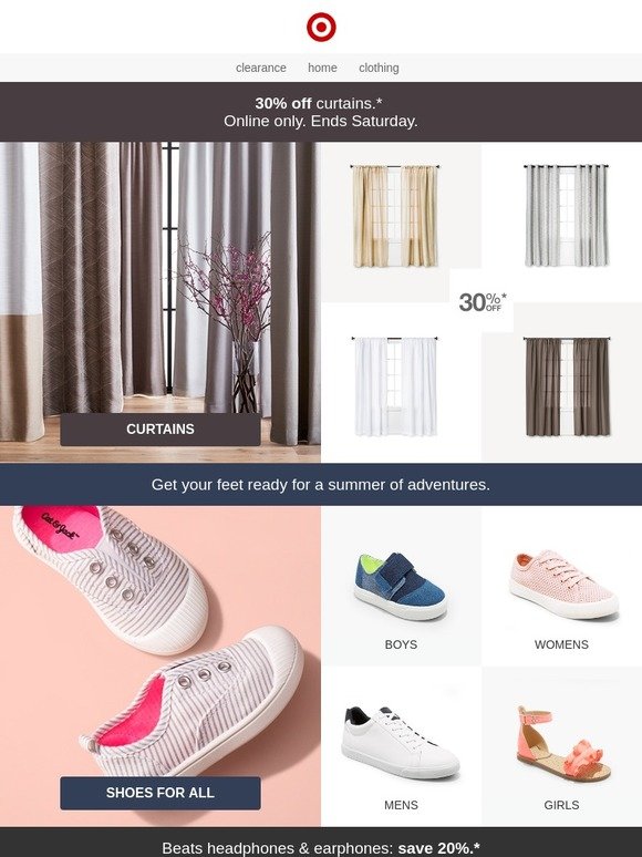 Target Curtain call? 30 off ends Saturday. Milled