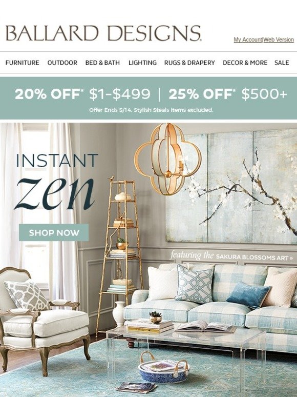 Ballard Designs Drop And Give Me Zen Milled Ballard Designs Drop And Give Me Zen Milled