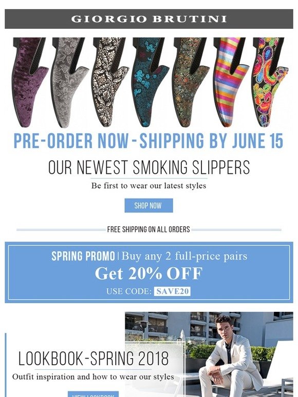 PRE-ORDER NOW | OUR NEWEST SMOKING SLIPPERS