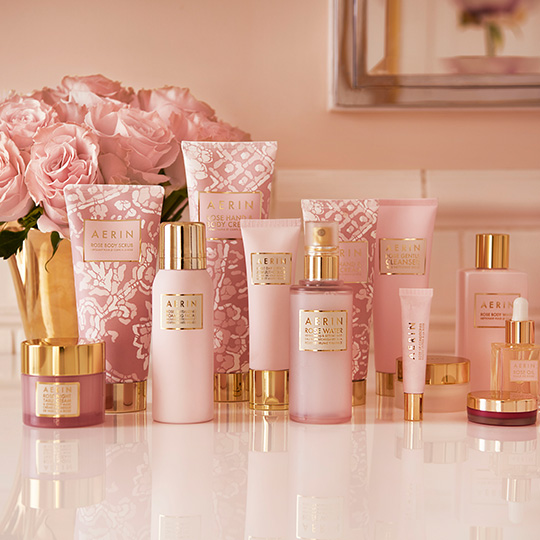 Est e Lauder Step by Step. The AERIN Rose Collection. Milled