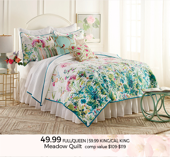 Nina Campbell Quilt Set "Finley" from SteinMart - quilt