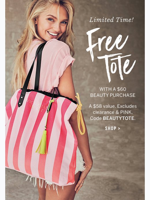 Victoria's Secret: Can you handle it? FREE TOTE