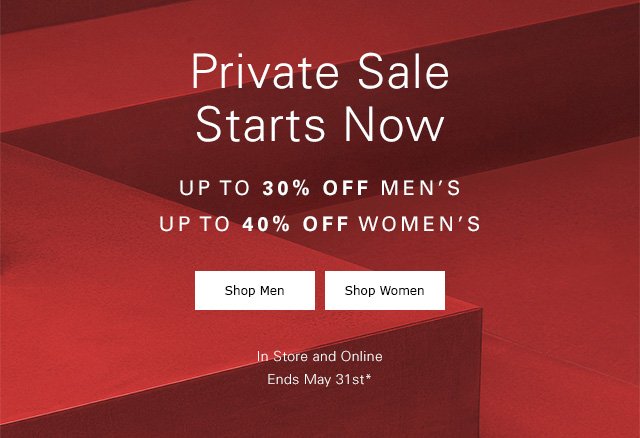 Hugo Boss: Private Sale Starts Now | Milled