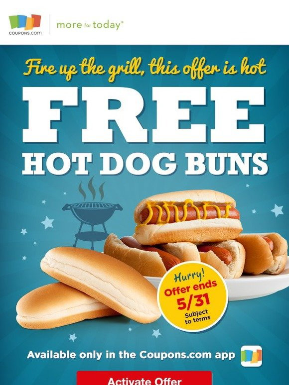 Coupons com: FREE Hot Dog Buns Milled