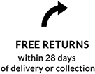 Free returns within 28 days of delivery or collection