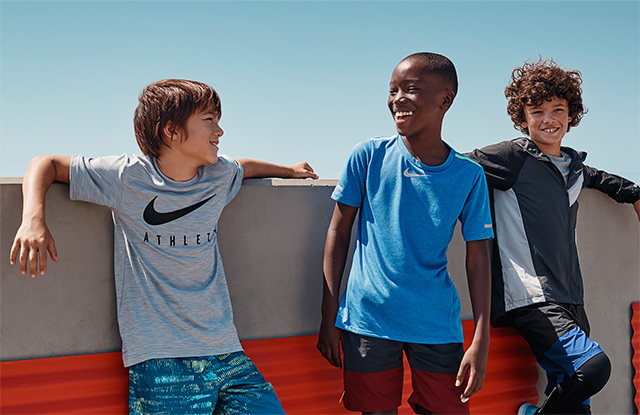 Kids wearing nike Clearance