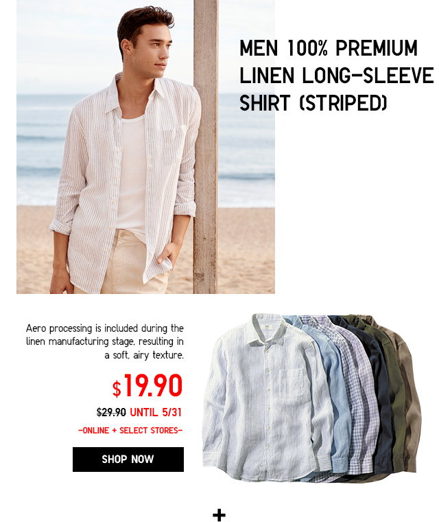 MEN 100% PREMIUM LINEN SHIRT