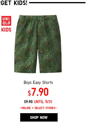 BOYS SHORTS - SHOP NOW