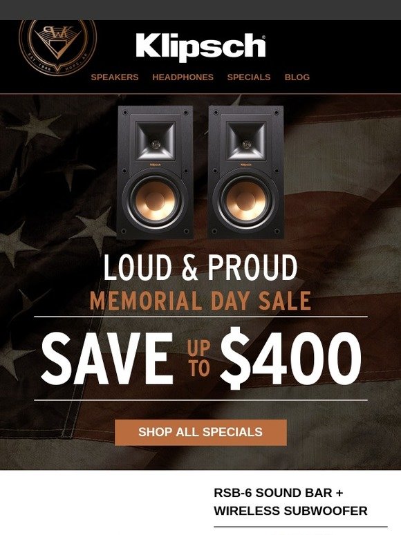 Klipsch Memorial Day Weekend Sale Upgrade Your Home Theater Milled