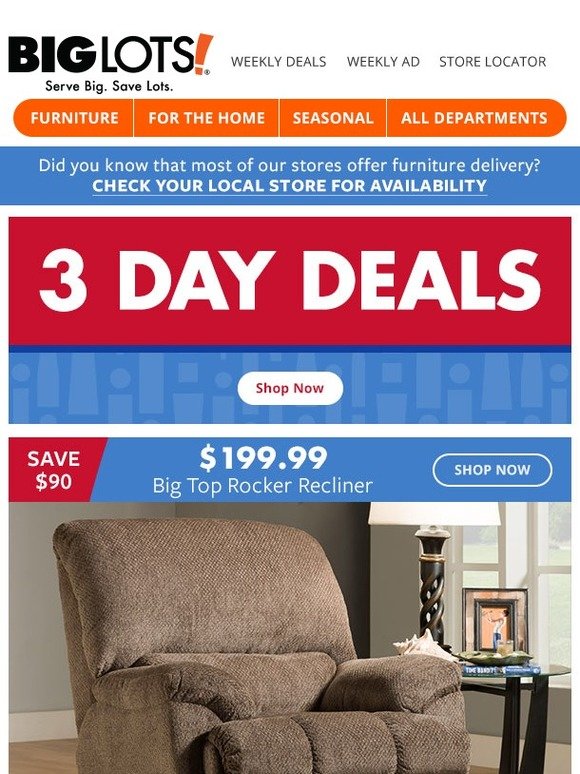 taylor grey recliner big lots