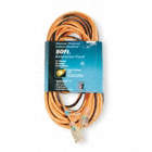50 ft. Indoor, Outdoor Lighted Extension Cord; Max Amps: 15.0, Number of Outlets: 1, Orange with Bla