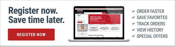 Register now. Save time later.