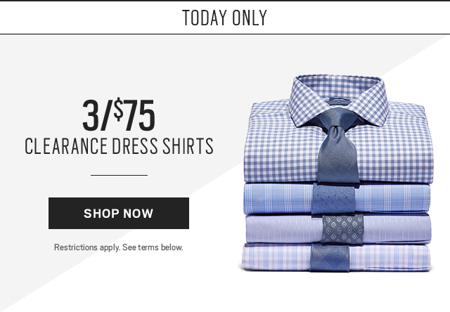 men's wearhouse clearance shirts