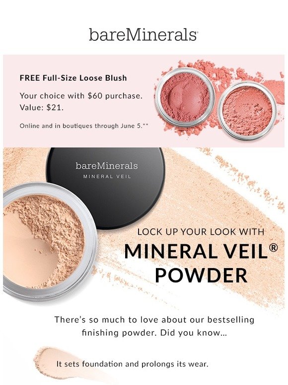 bareMinerals Mineral Veil Powder can do it ALL Milled