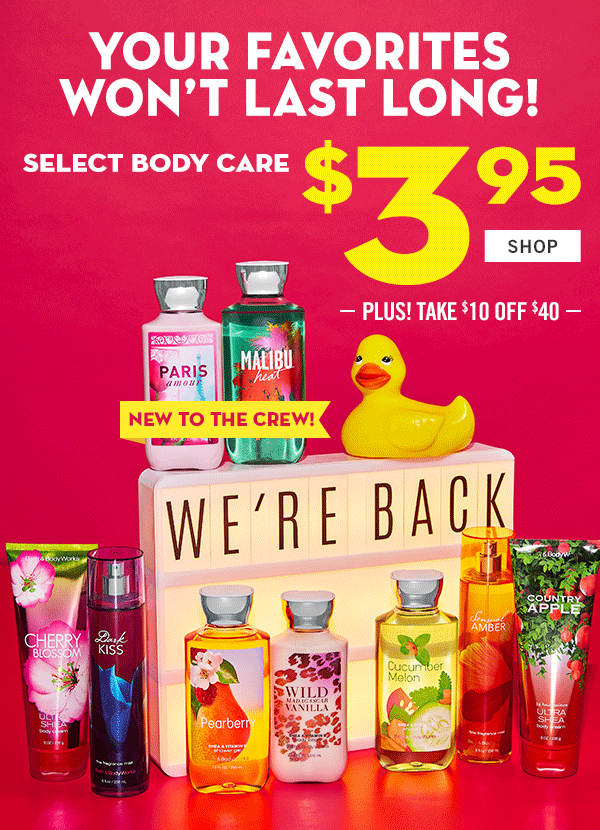 Bath & Body Works IT'S HERE! SemiAnnual Sale STARTS NOW! + 10 off